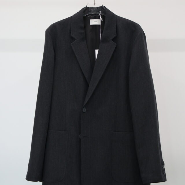 TWIST WOOL LINEN SEMI DOUBLE JACKET