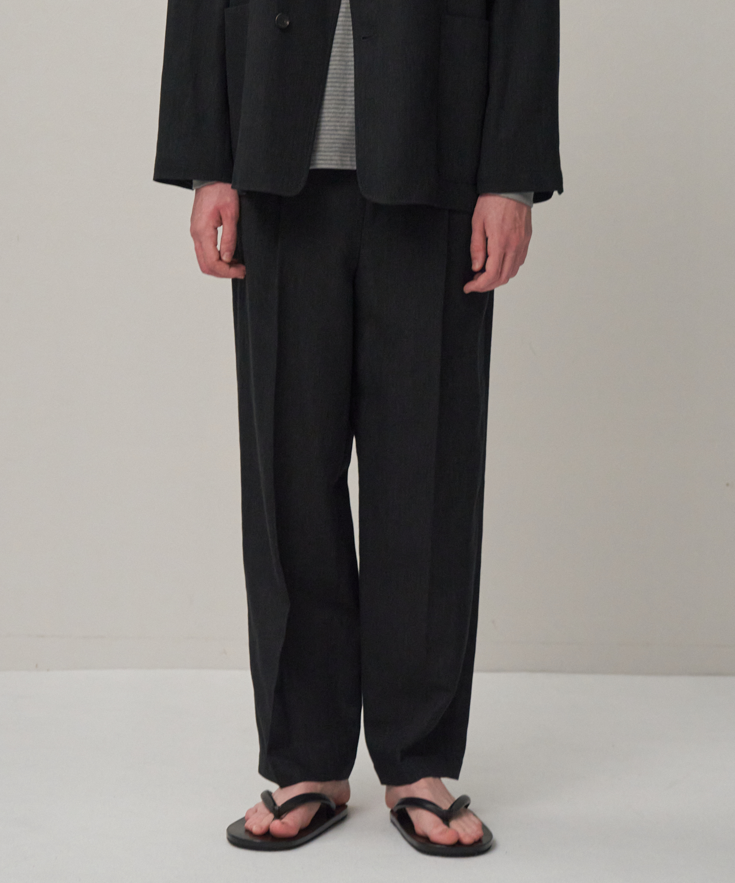 TWIST WOOL LINEN | STANDARD PANTS - 画像 (3)