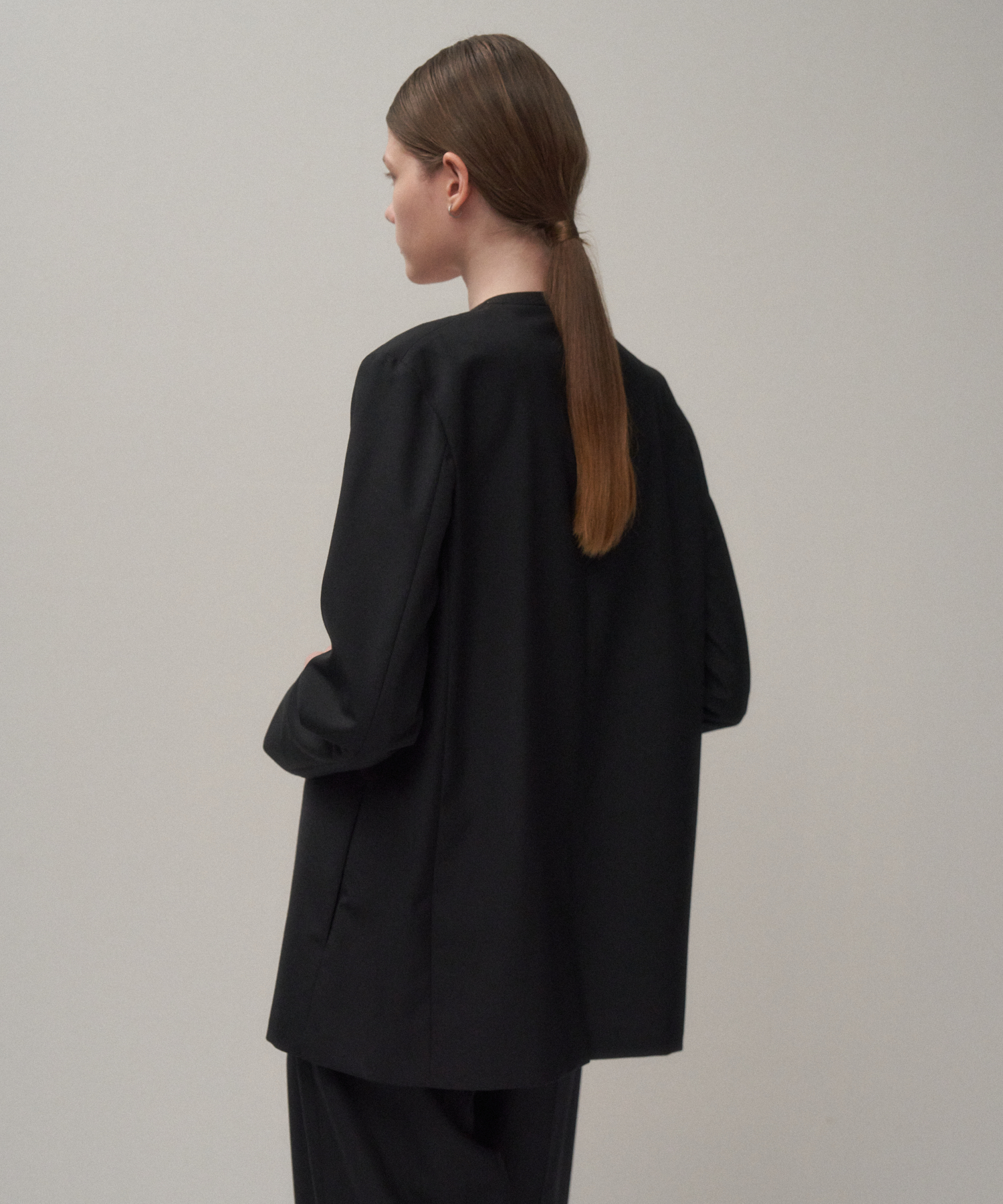 WOOL TROPICAL | NOCOLLER JACKET - 画像 (4)