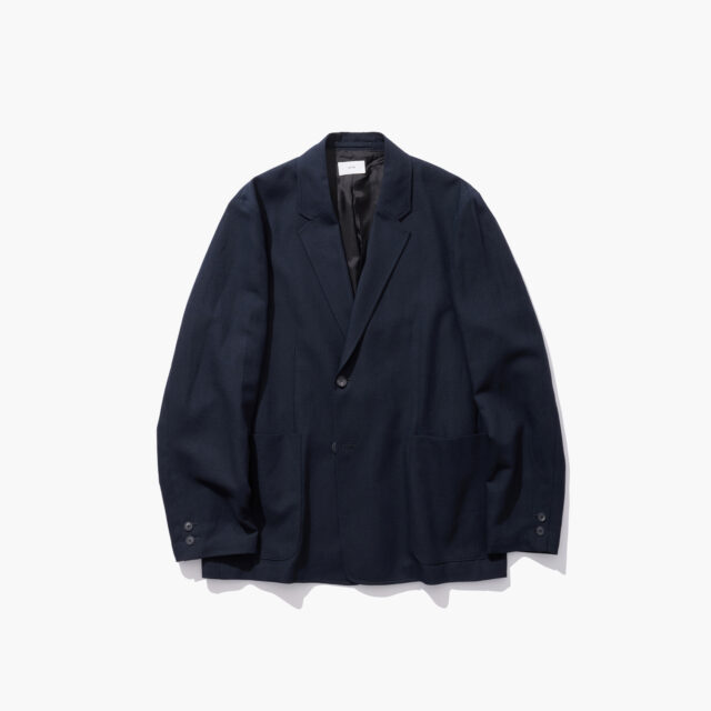 TWIST WOOL LINEN | SEMI DOUBLE JACKET