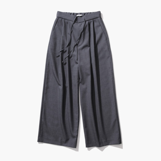 WOOL TROPICAL | WIDE EASY PANTS