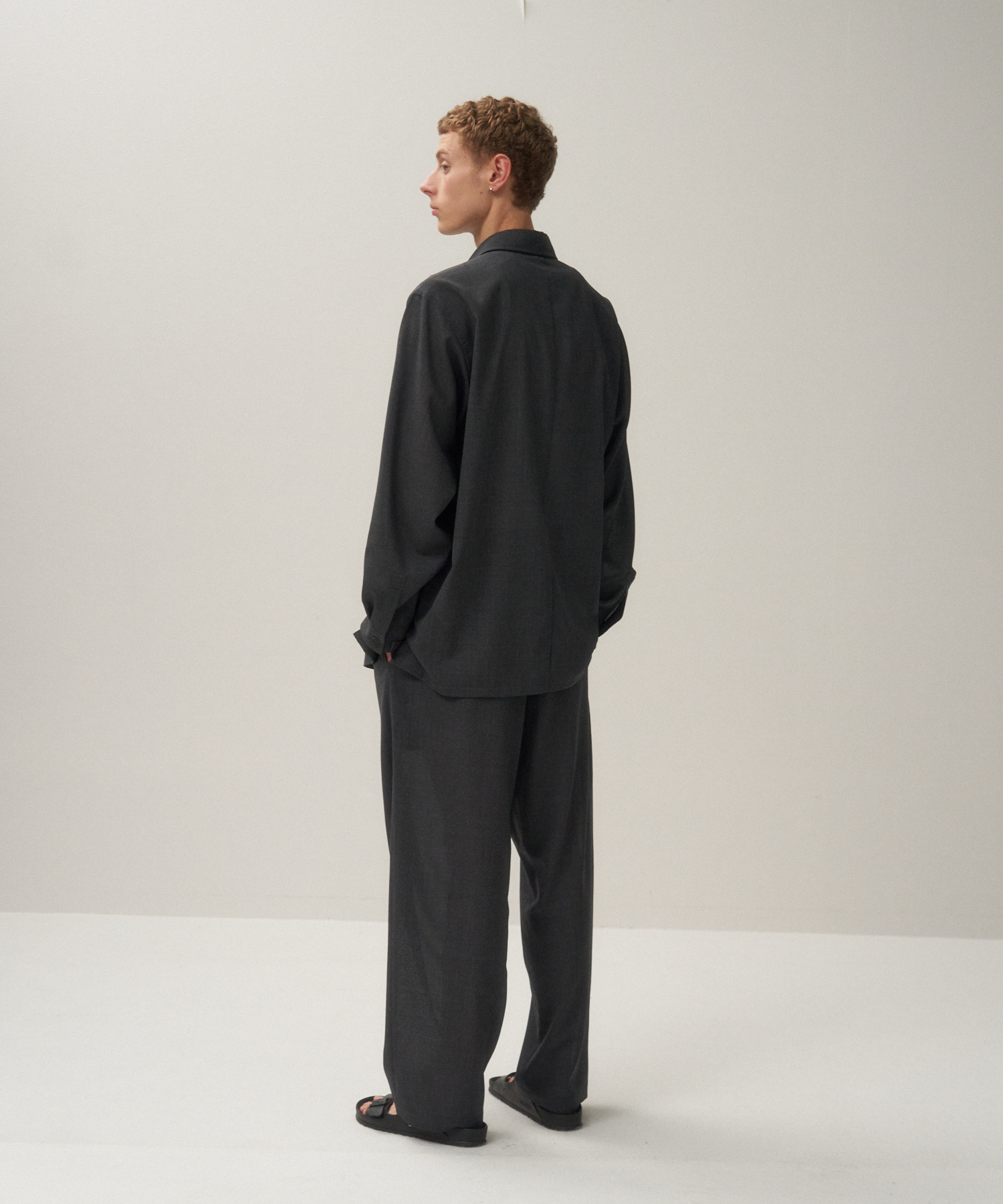 TWIST WOOL TROPICAL | LOOSE FIT SHIRT - 画像 (8)