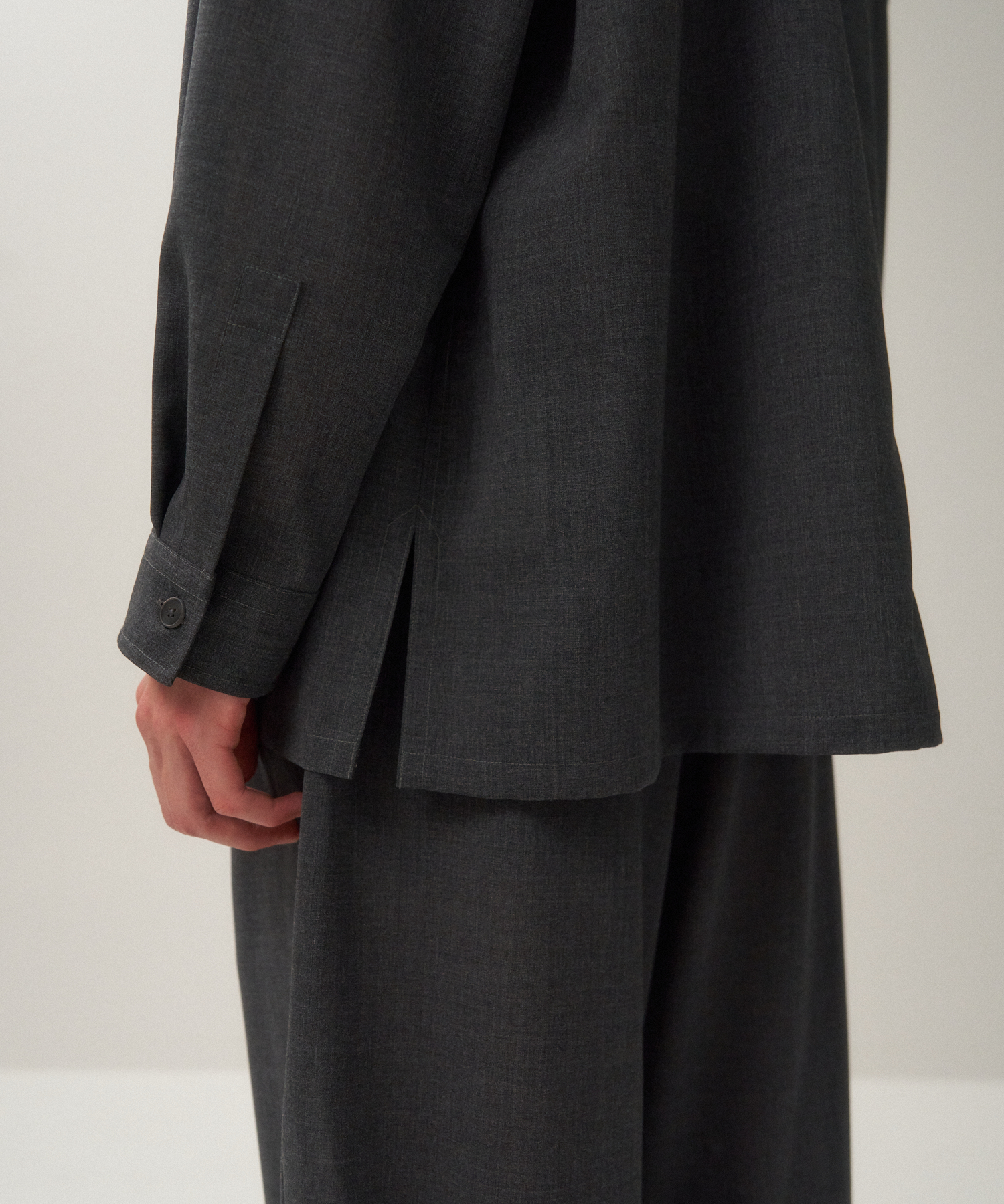 TWIST WOOL TROPICAL | LOOSE FIT SHIRT - 画像 (6)