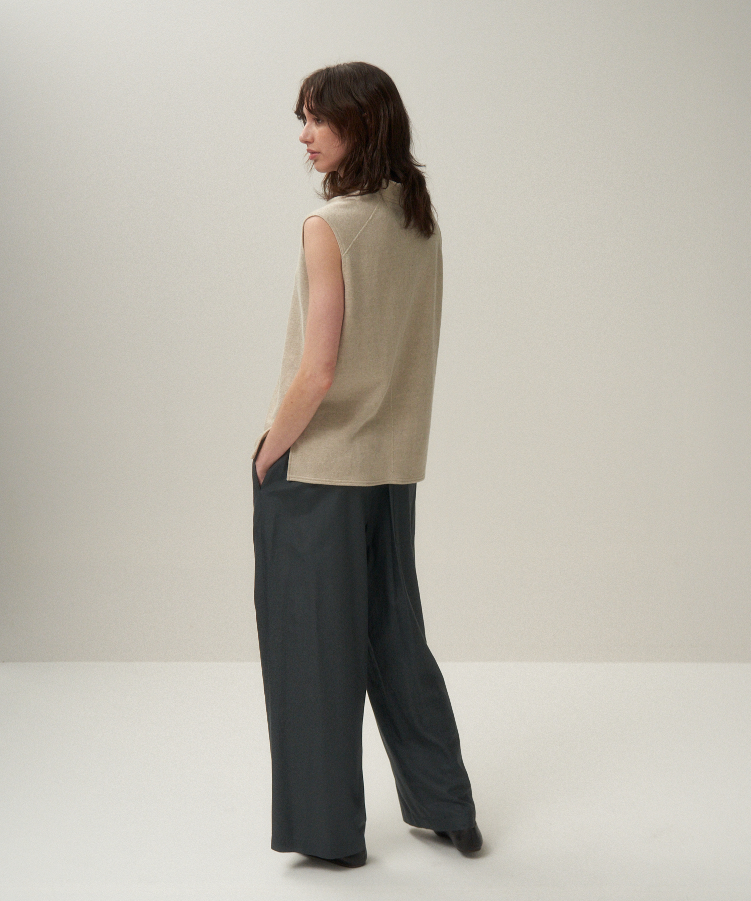 SILK TROPICAL | EASY WIDE PANTS - 画像 (7)