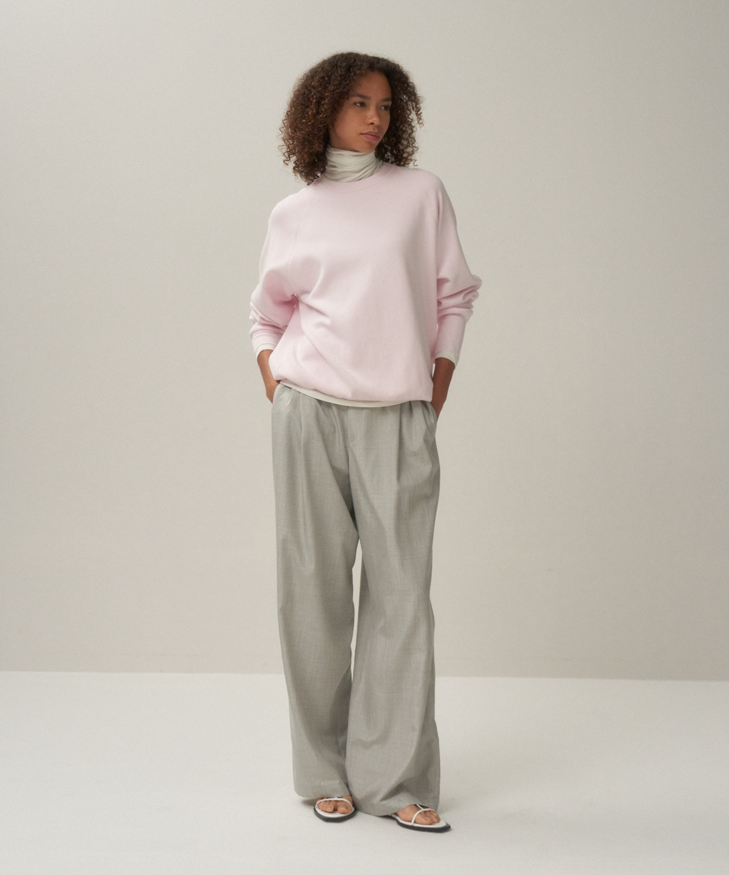 SILK TROPICAL | EASY WIDE PANTS - 画像 (8)