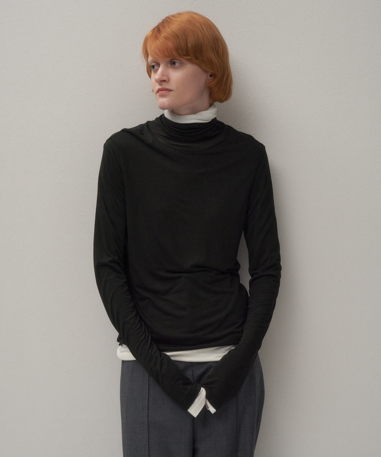 MODAL SILK JERSEY | TURTLENECK - 画像 (10)