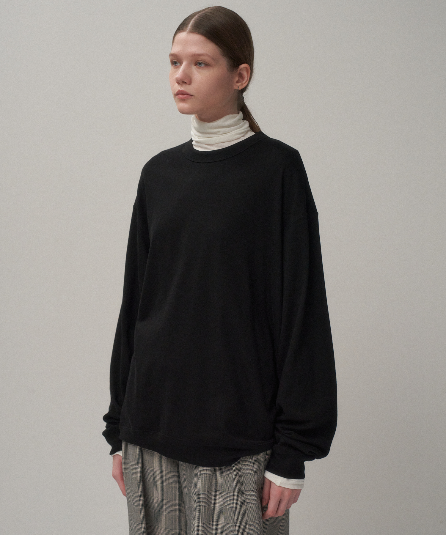 SUVIN DOUBLE JERSEY | CREWNECK PULLOVER - 画像 (5)