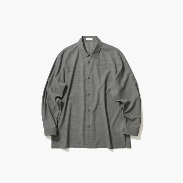 TWIST WOOL TROPICAL | LOOSE FIT SHIRT