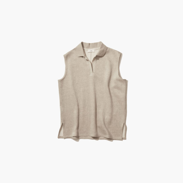 LINEN JERSEY | POLO TANK TOP