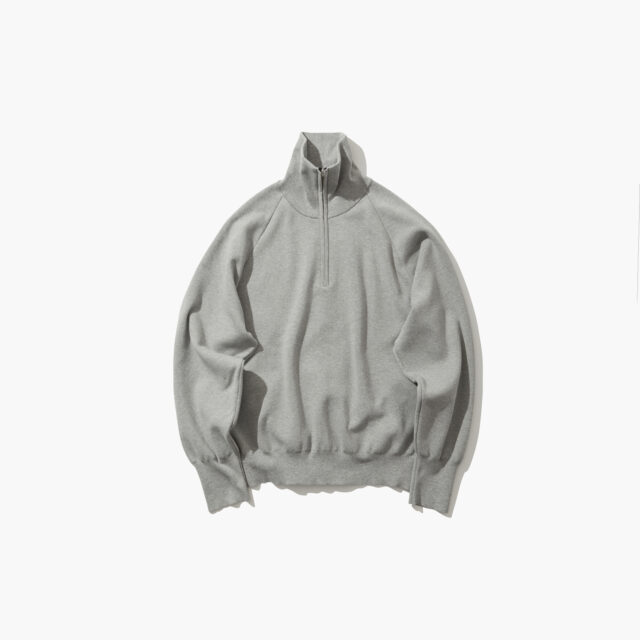 50/3 ORGANIC SMOOTH | HALF ZIP SWEATER