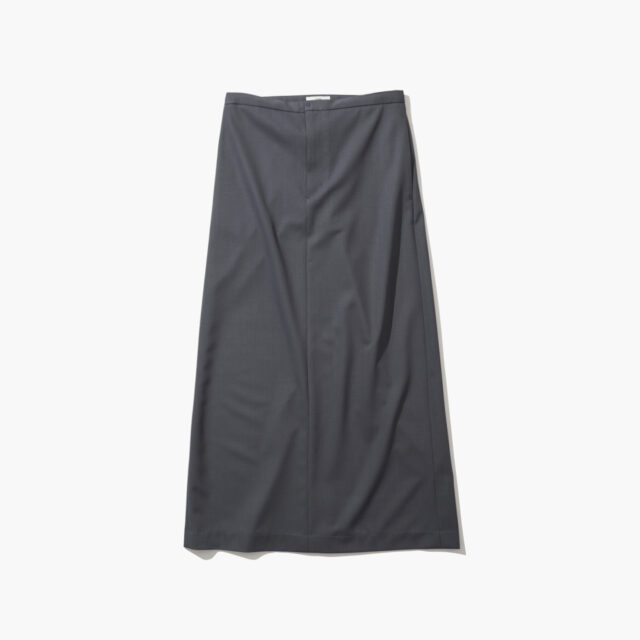 TECHNO WOOL TWILL | I-LINE SKIRT